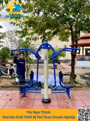 Máy tập kéo tay đôi 