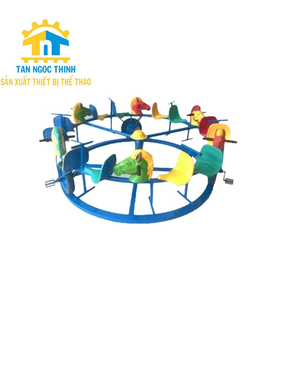 Đu quay mâm có ray